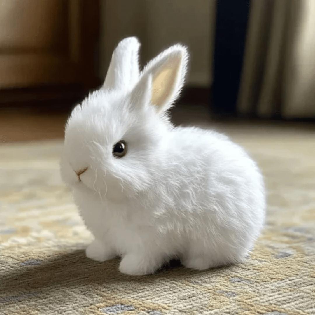 Interactive Bouncing Plush Rabbit Toy