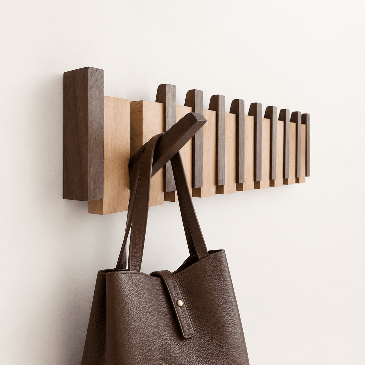 Kinjar Wooden Coat Rack