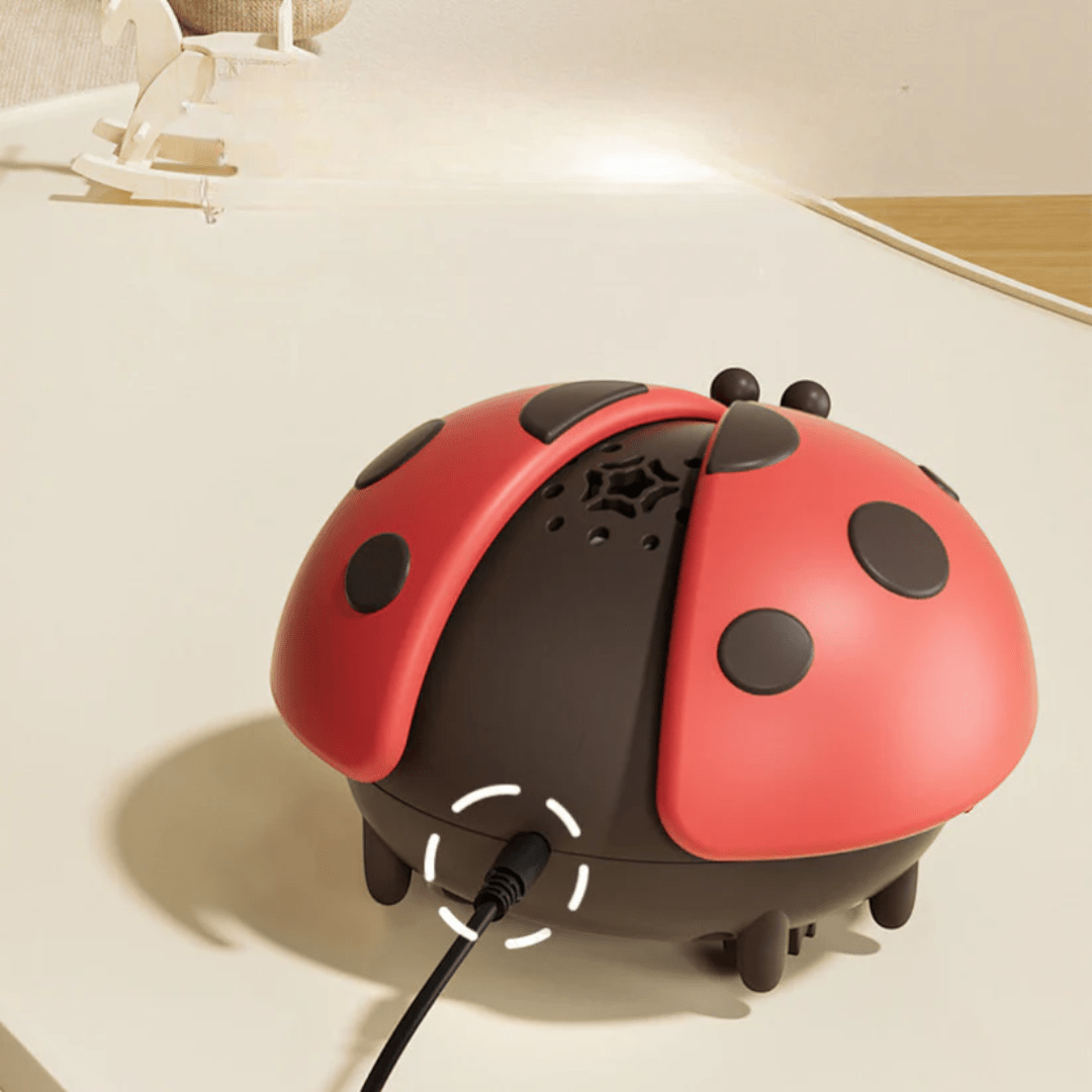 Ladybug Rolling Toy with Floating Ball for Babies