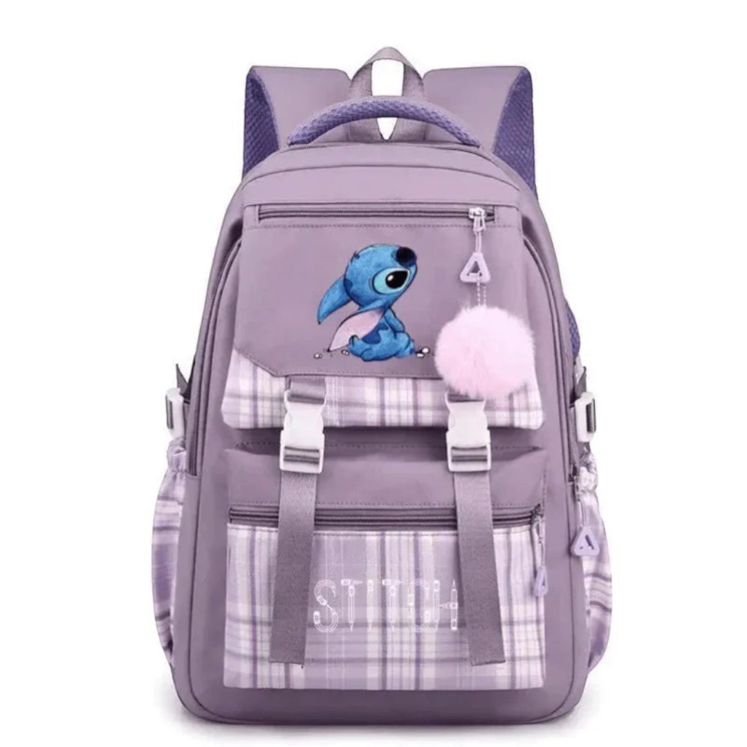 Large capacity school backpack with character design