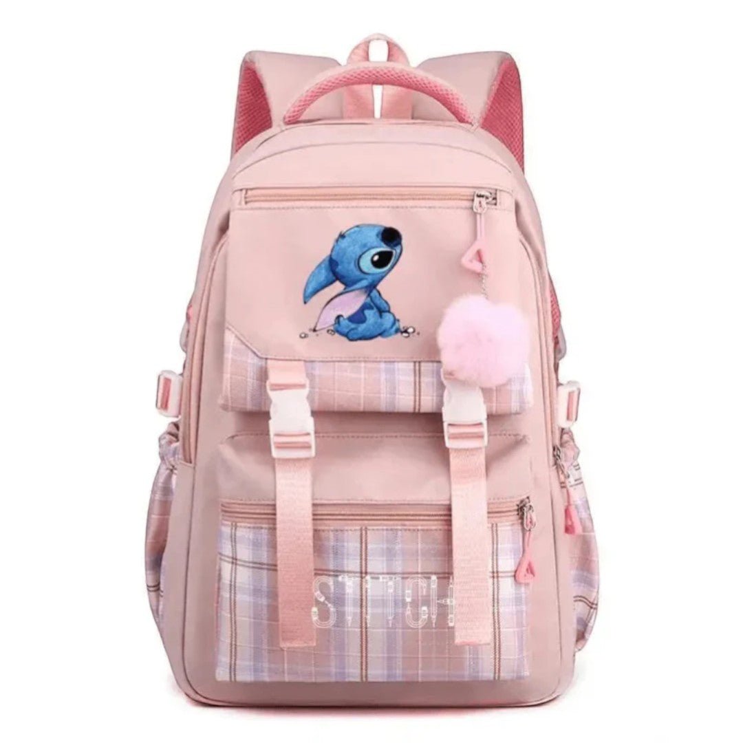 Large capacity school backpack with character design