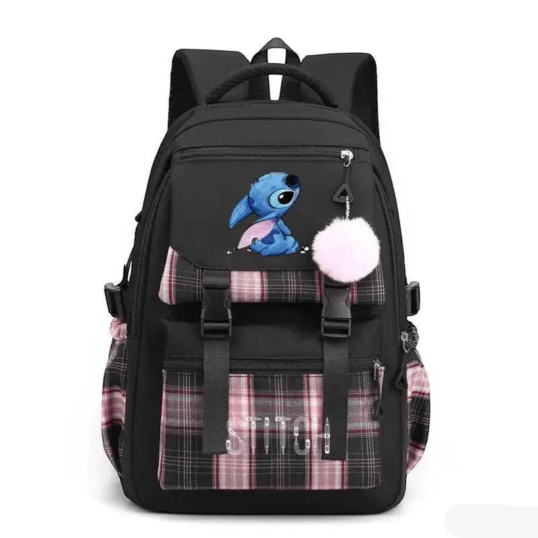 Large capacity school backpack with character design