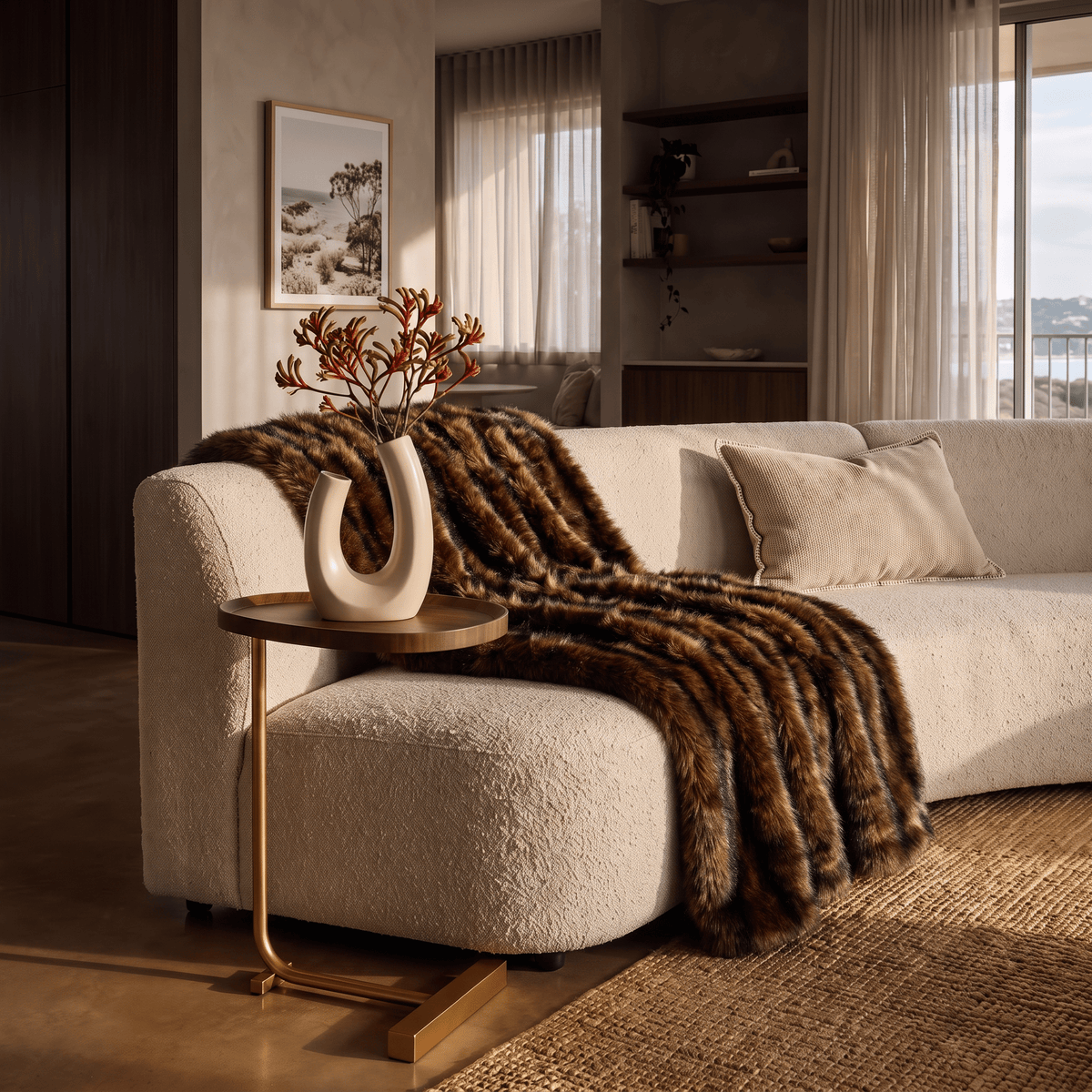 Lorne Faux Fur Blanket