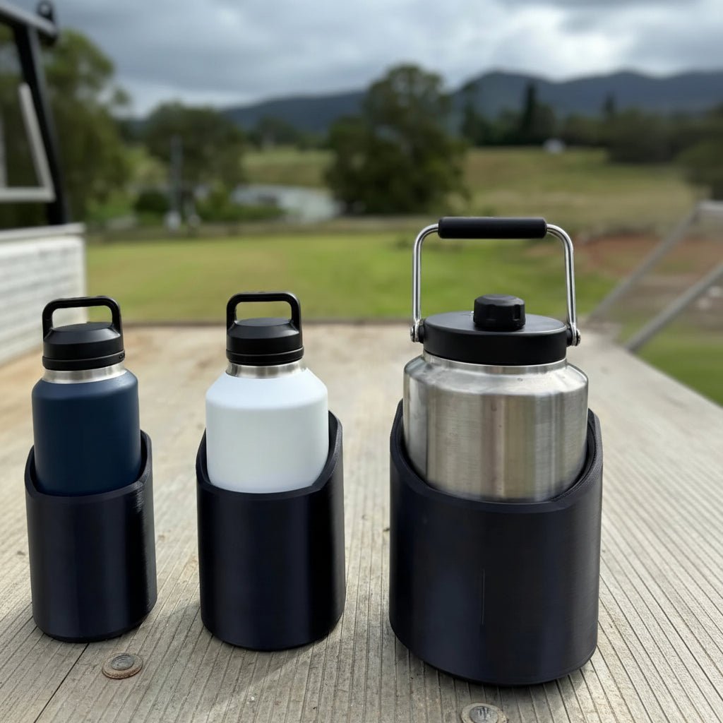 Magnetic Bottle Holder Heavy Duty Metal Mount Water Bottles