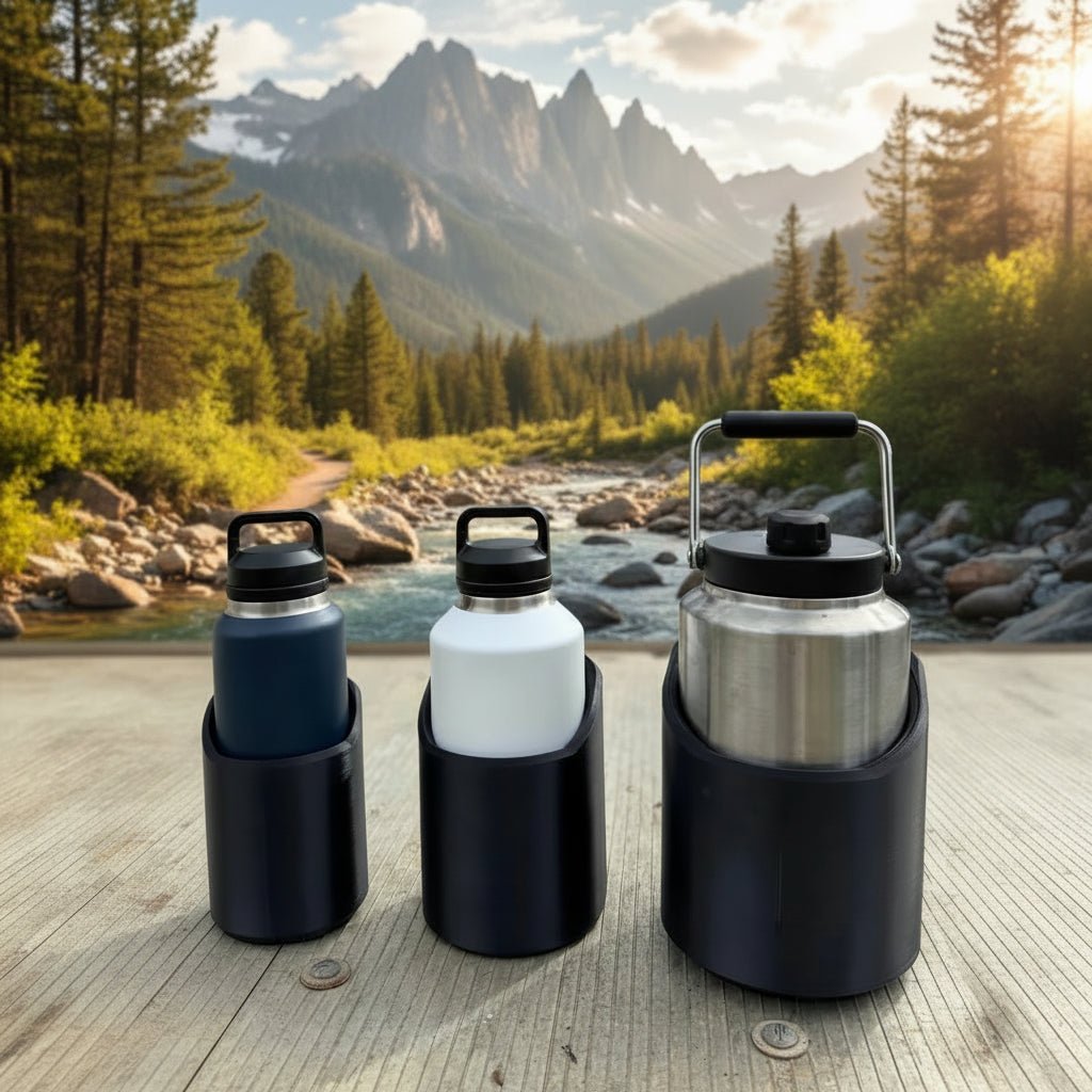 Magnetic Bottle Holder Heavy Duty Metal Mount Water Bottles