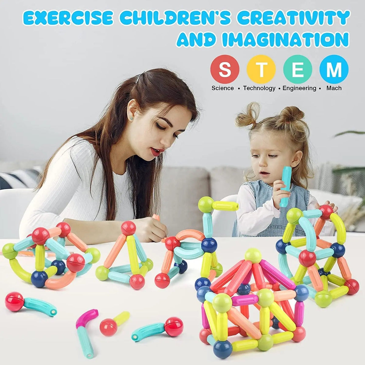 Magnetic Sticks Building Blocks | Educational Toys