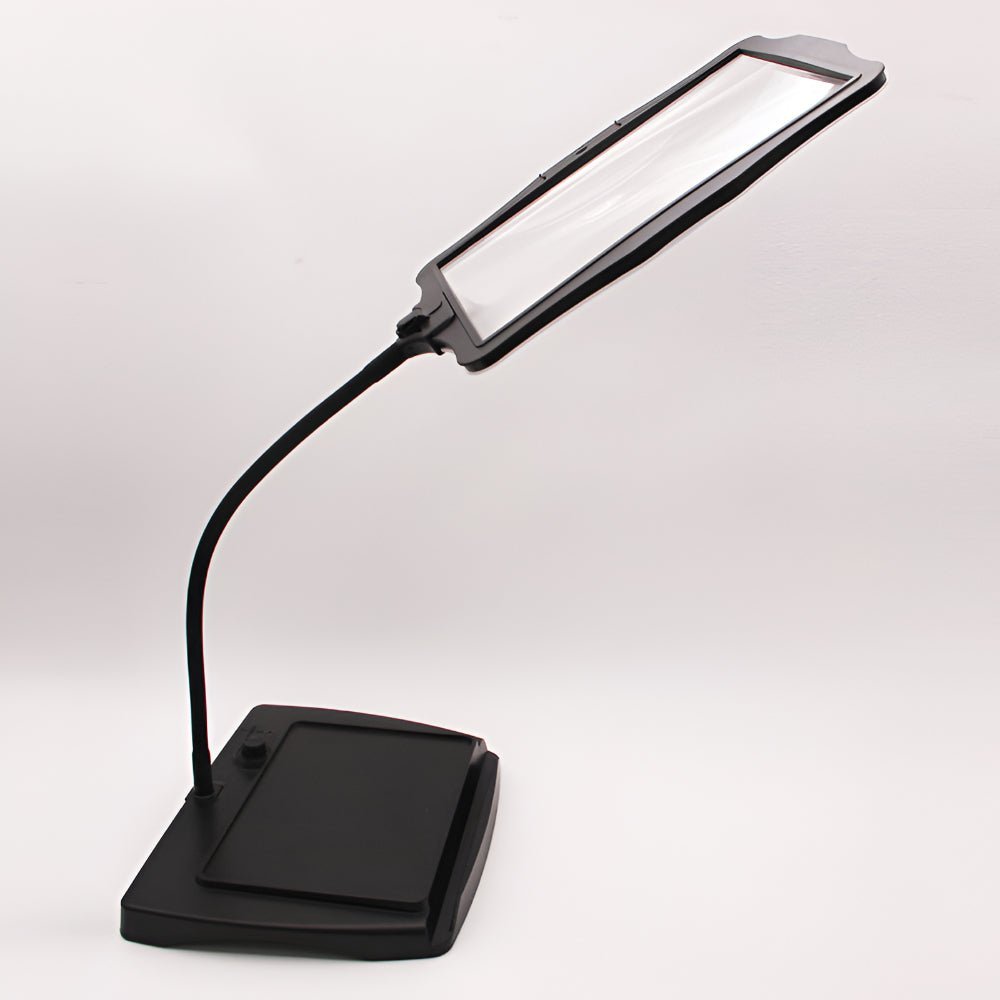 Magnifying Glass Light Full Page Table Lamp 3X LED Adjustable Arm