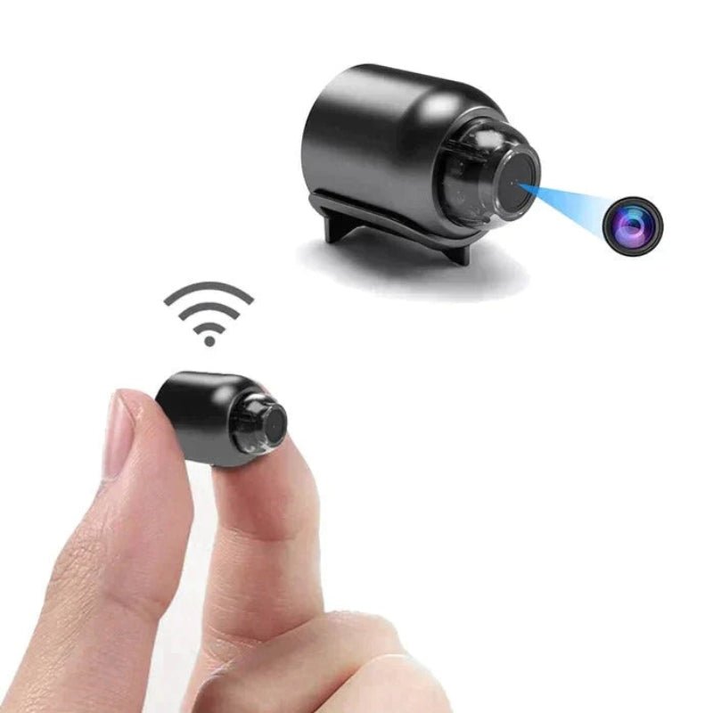 Mini Caméra de Sécurité Wi-Fi avec Alertes en Temps Réel et Vision Nocturne