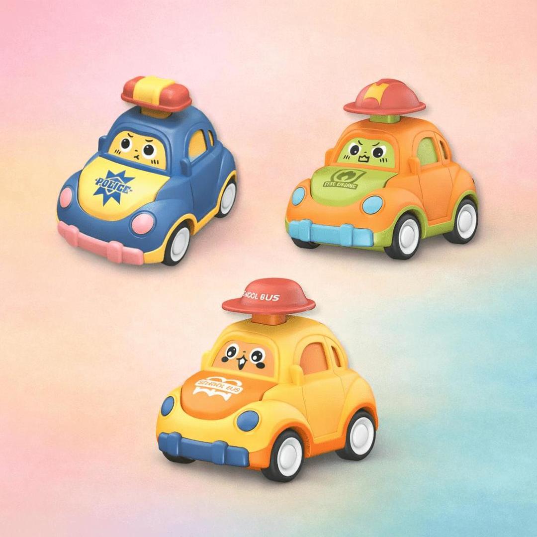 Mini Vehicle Toy Set for Kids Play