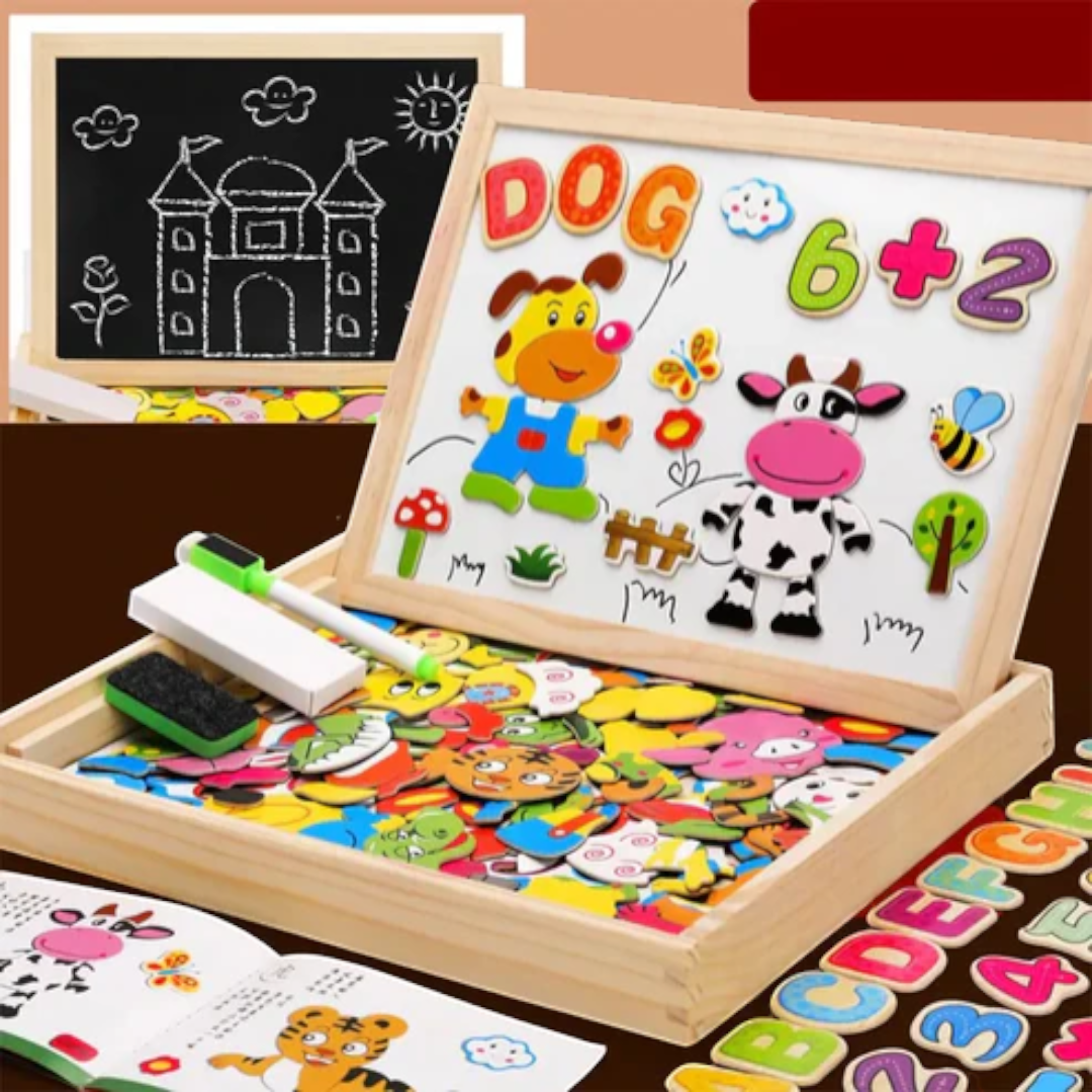 Montessori 2-in-1 Drawing Board Set