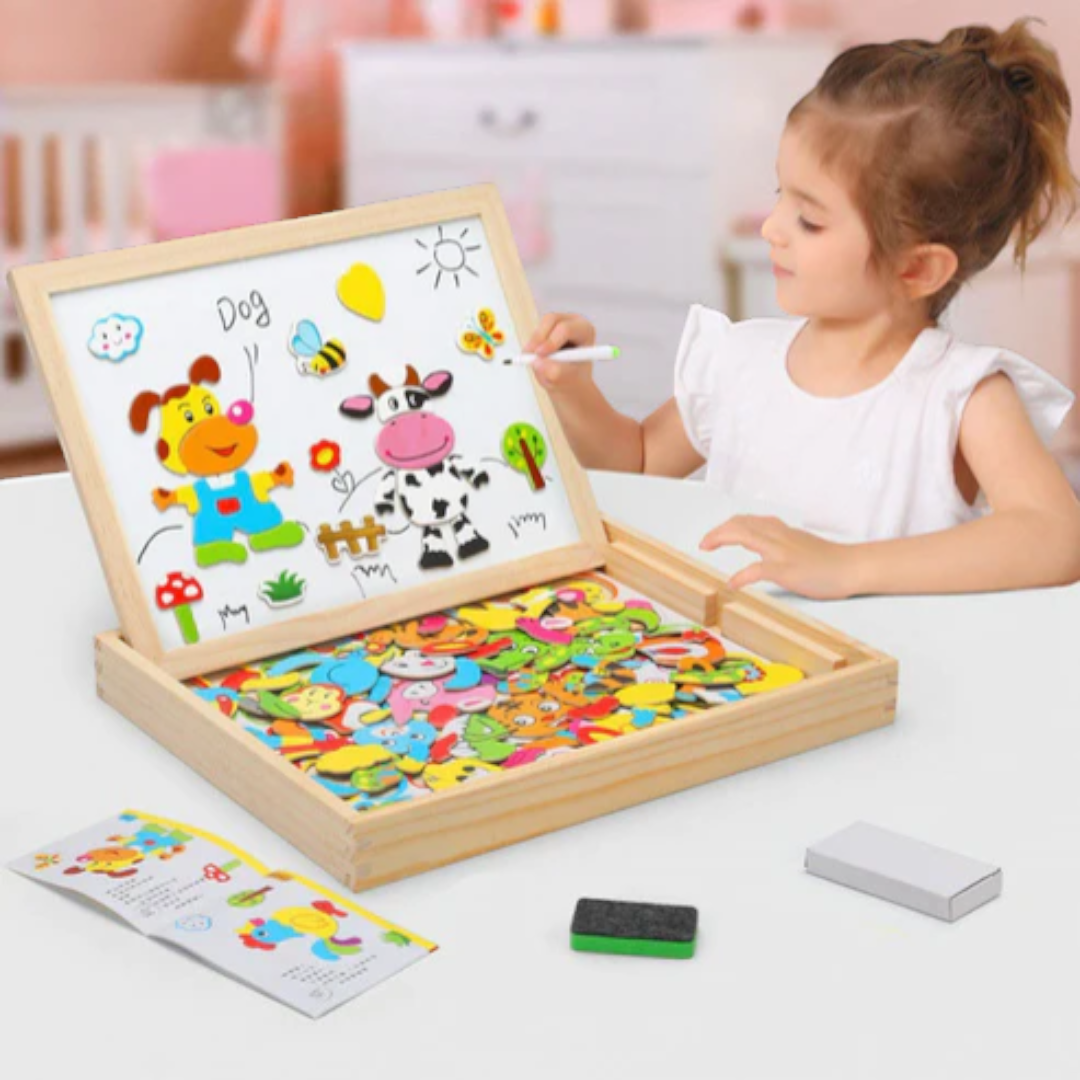 Montessori 2-in-1 Drawing Board Set