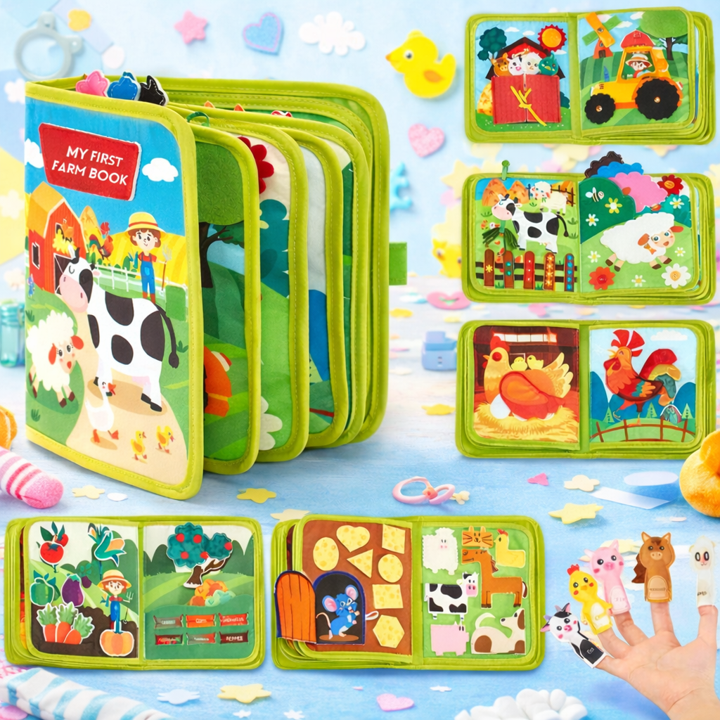 Montessori Farm Story Activity Book