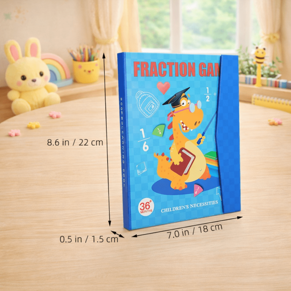 Montessori Fraction Magnet Learning Set for Children