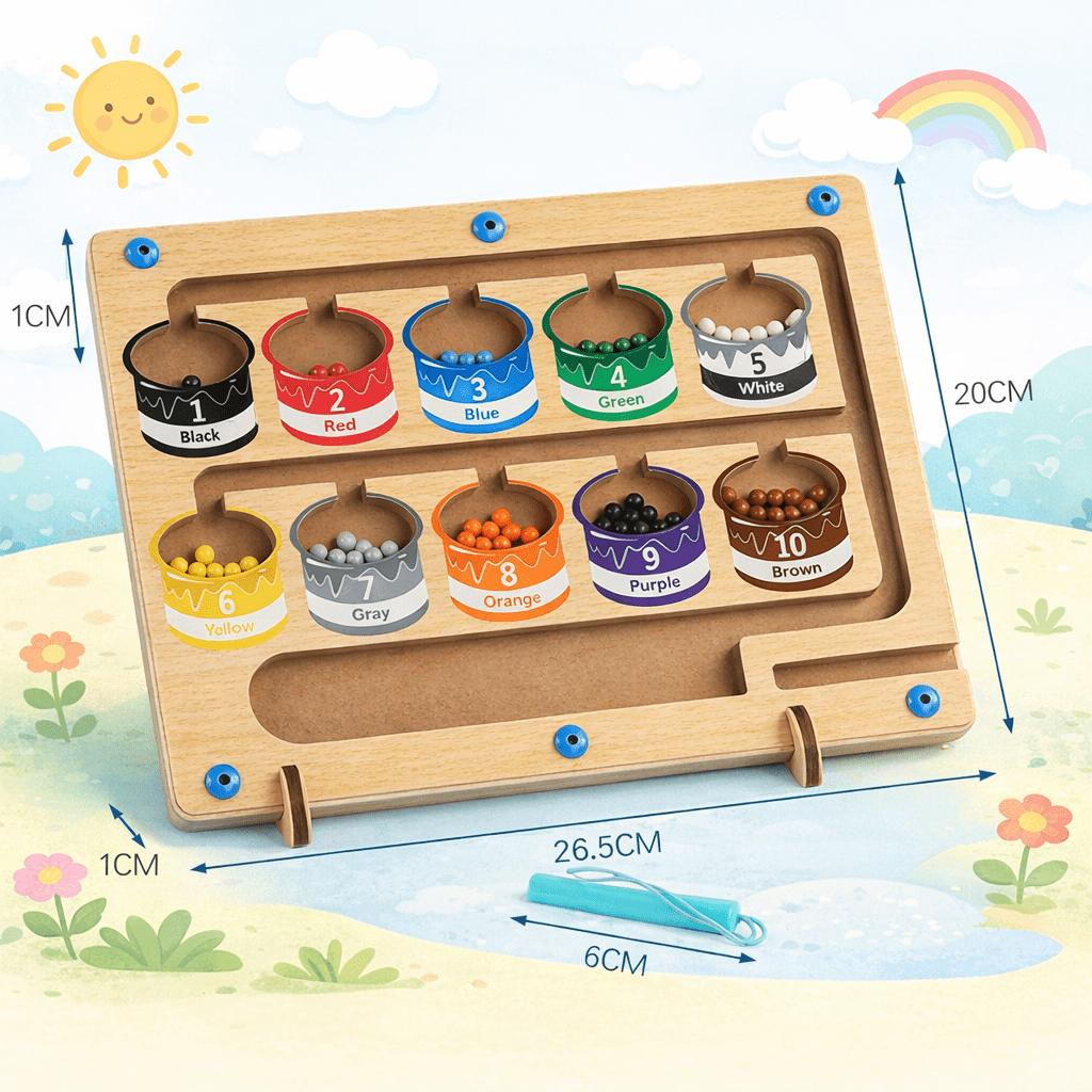 Montessori Magnetic Labyrinth Board