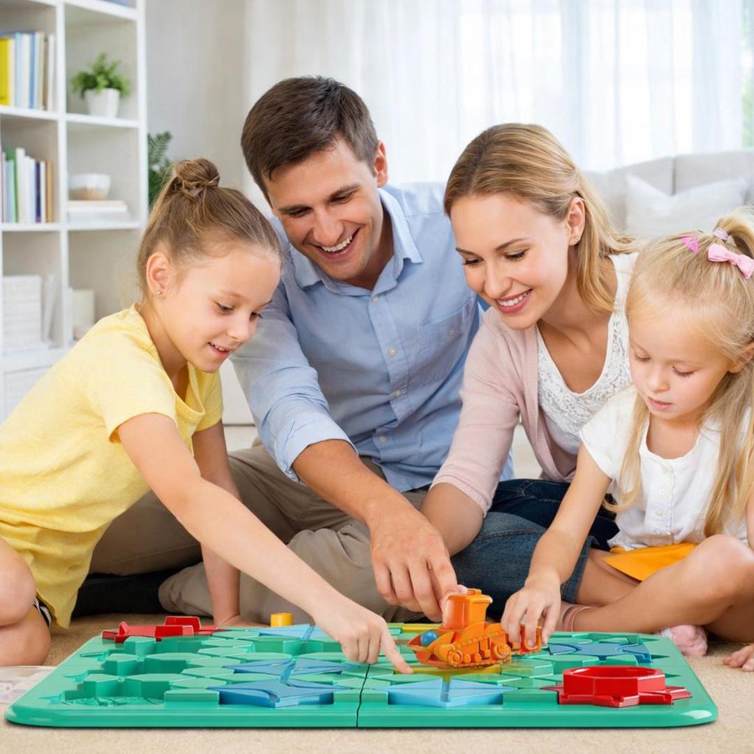 Montessori Street Puzzle Board Game for Children