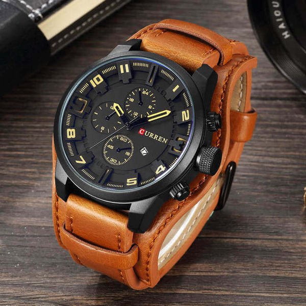 Montre chronographe multifonction avec date