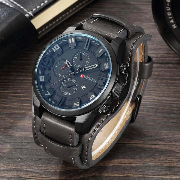 Montre chronographe multifonction avec date