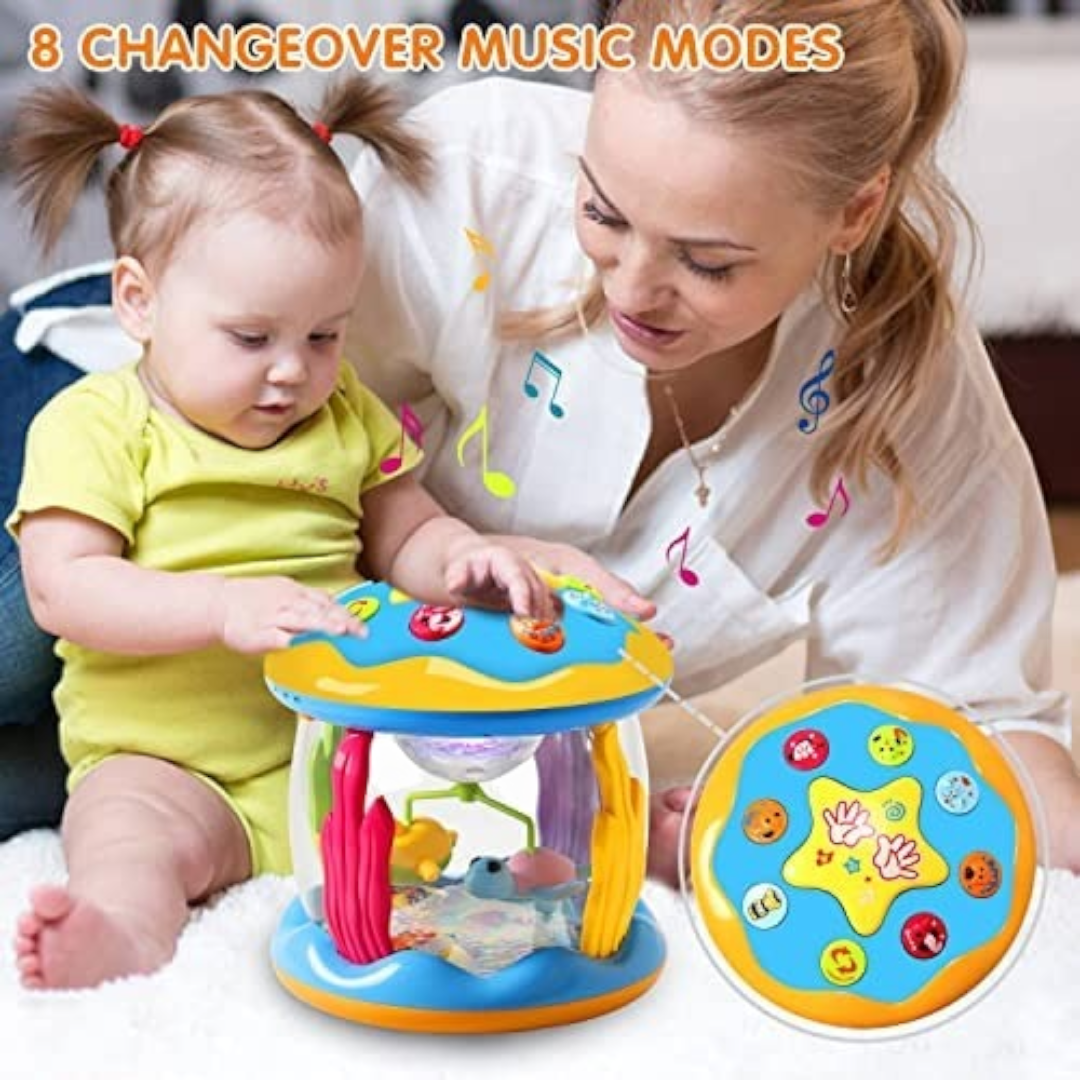 Musical Light Spinning Mill Toy