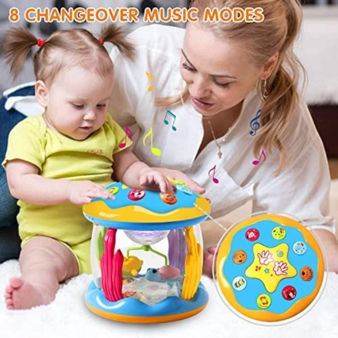 Musical Light Spinning Mill Toy