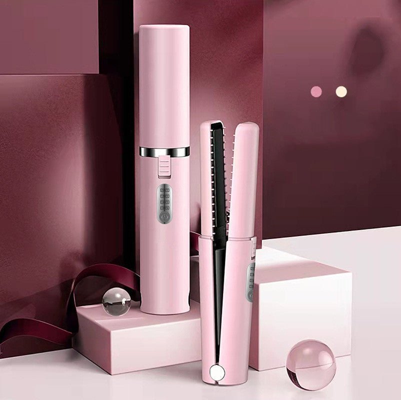 New USB Charging Mini Wireless Travel Hair Iron