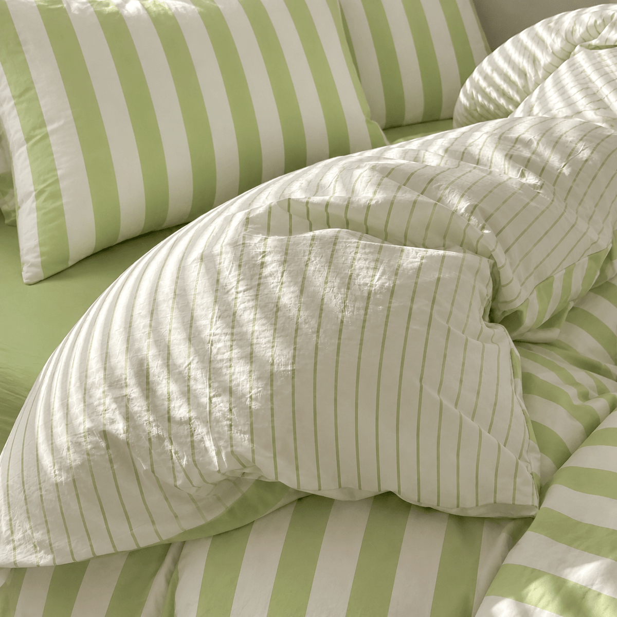 Noosa Striped Cotton Bedding Set with Doona Cover & Pillowcases