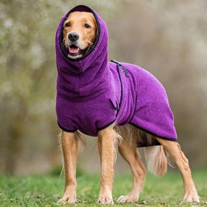 Peignoir ajustable pour animaux de compagnie