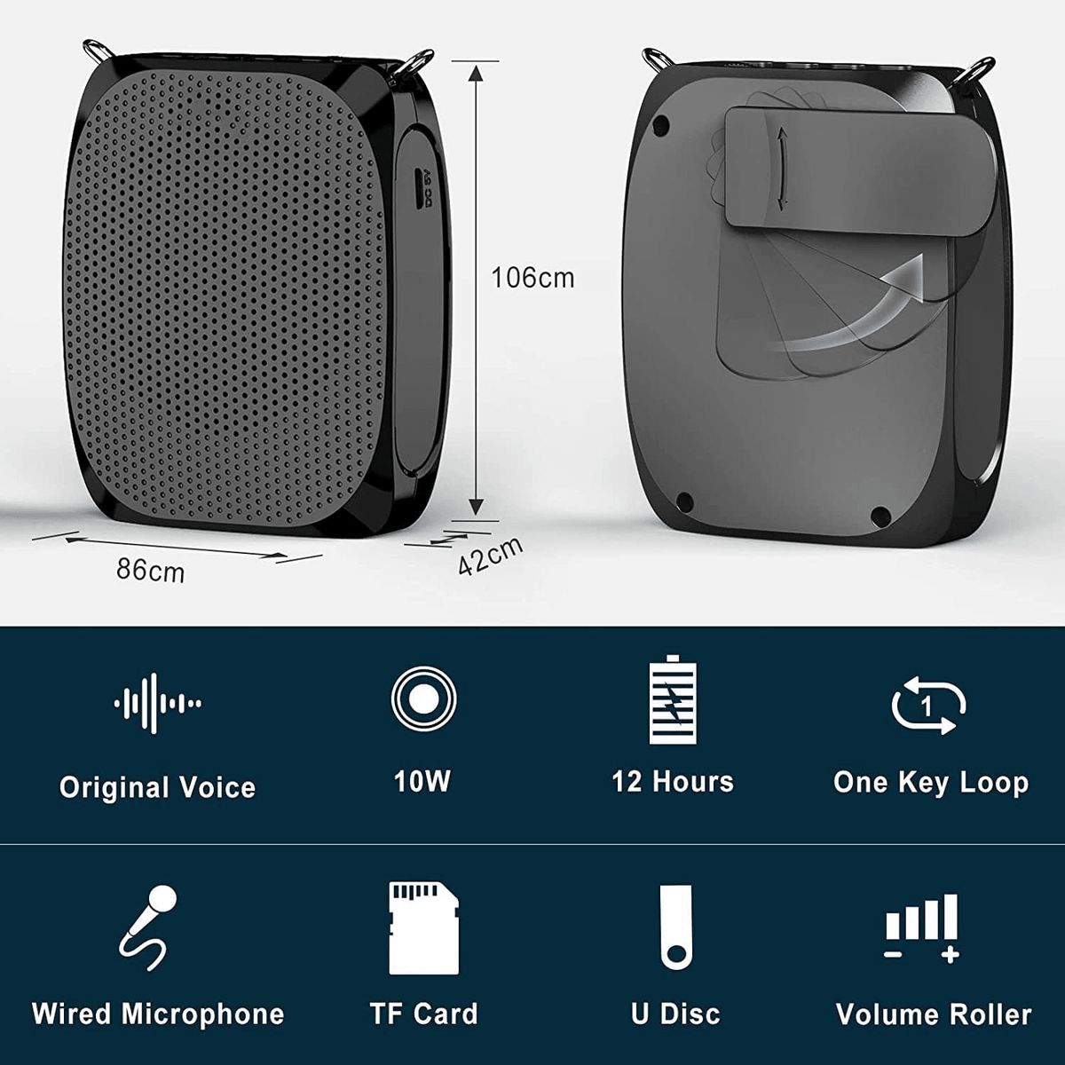 Personal Voice Amplifier For Teachers And Elderly