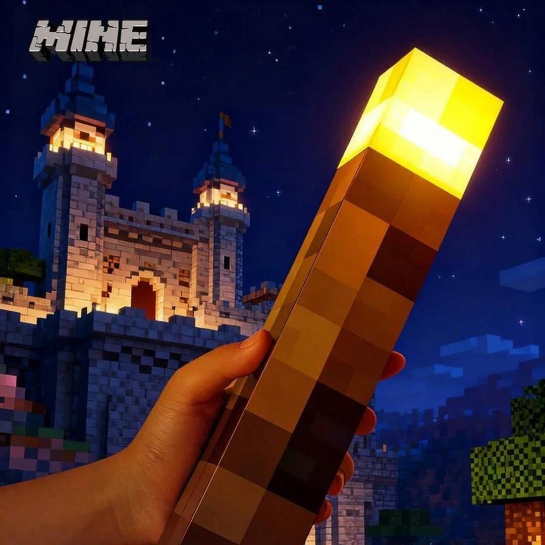 Pixel Block Torch LED Lamp
