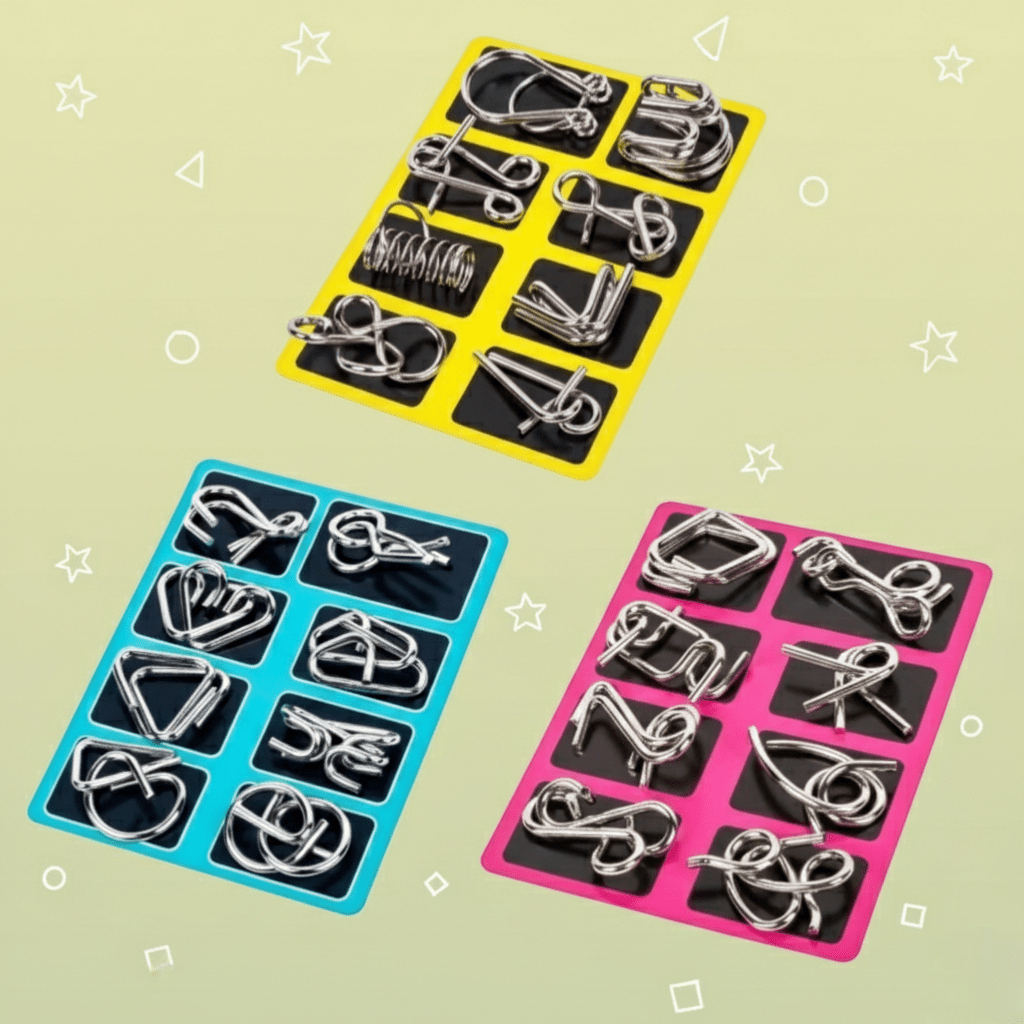 Portable Brain Teaser Puzzle for Kids