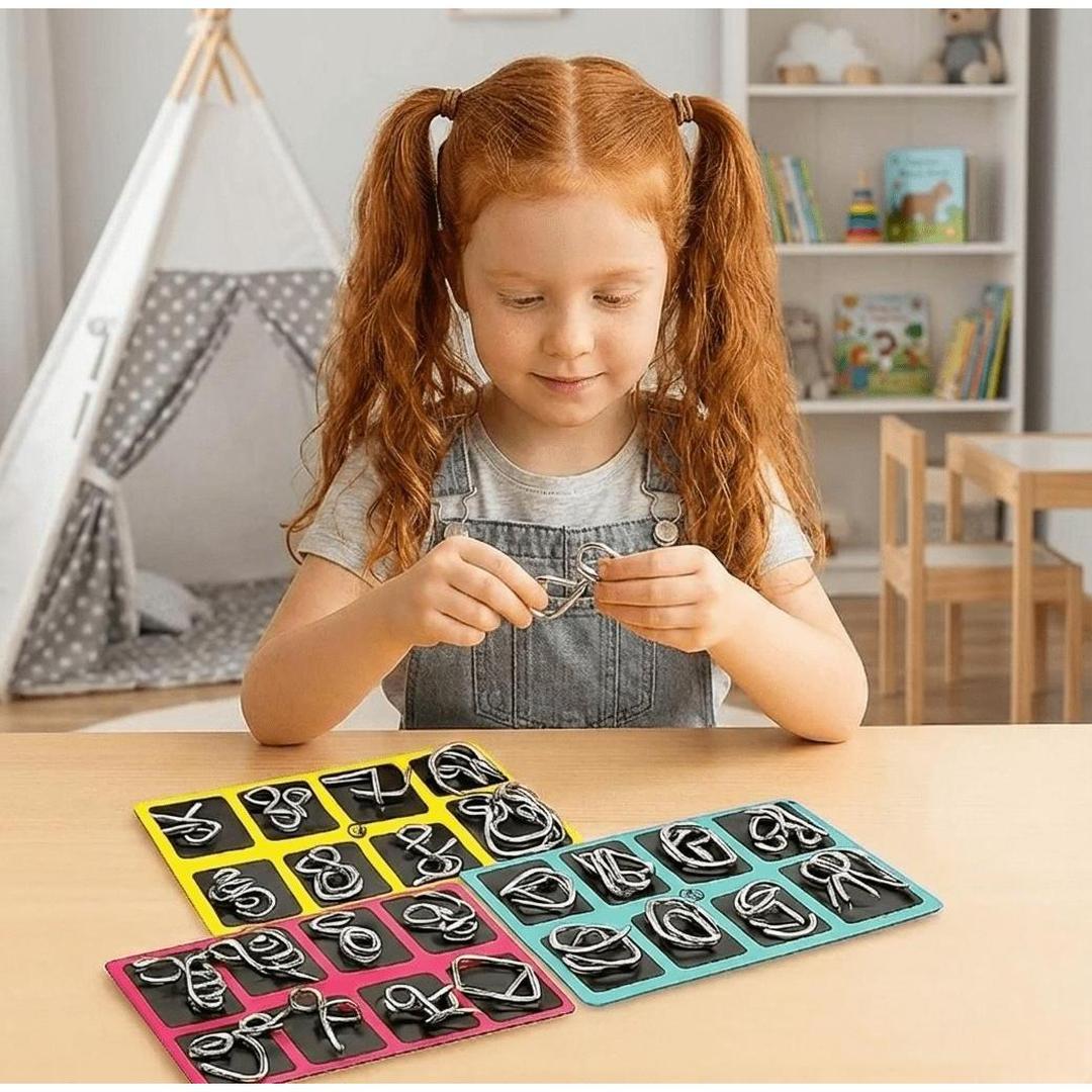Portable Brain Teaser Puzzle for Kids