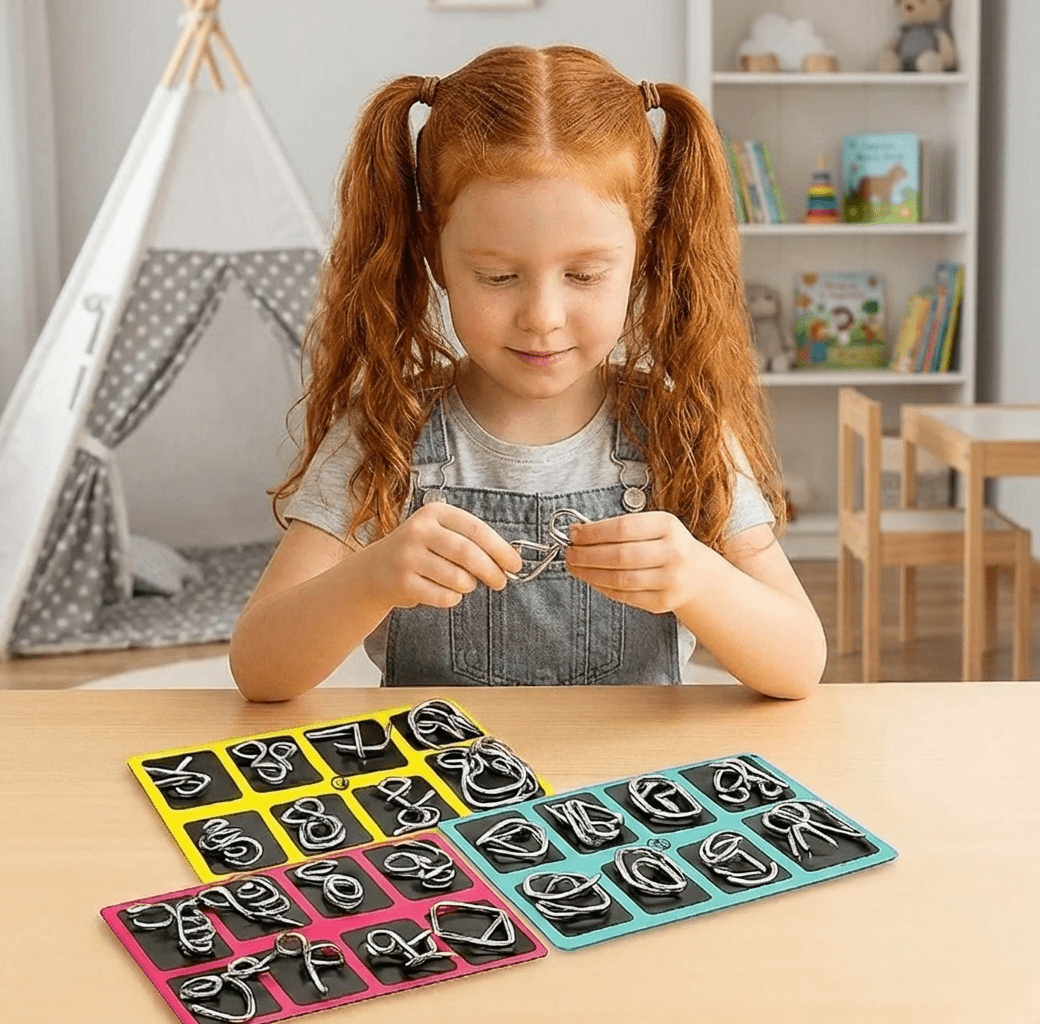 Portable Brain Teaser Puzzle for Kids