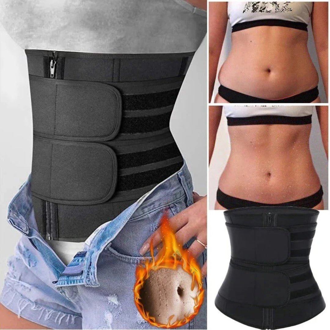 Postpartum compression belly band detail