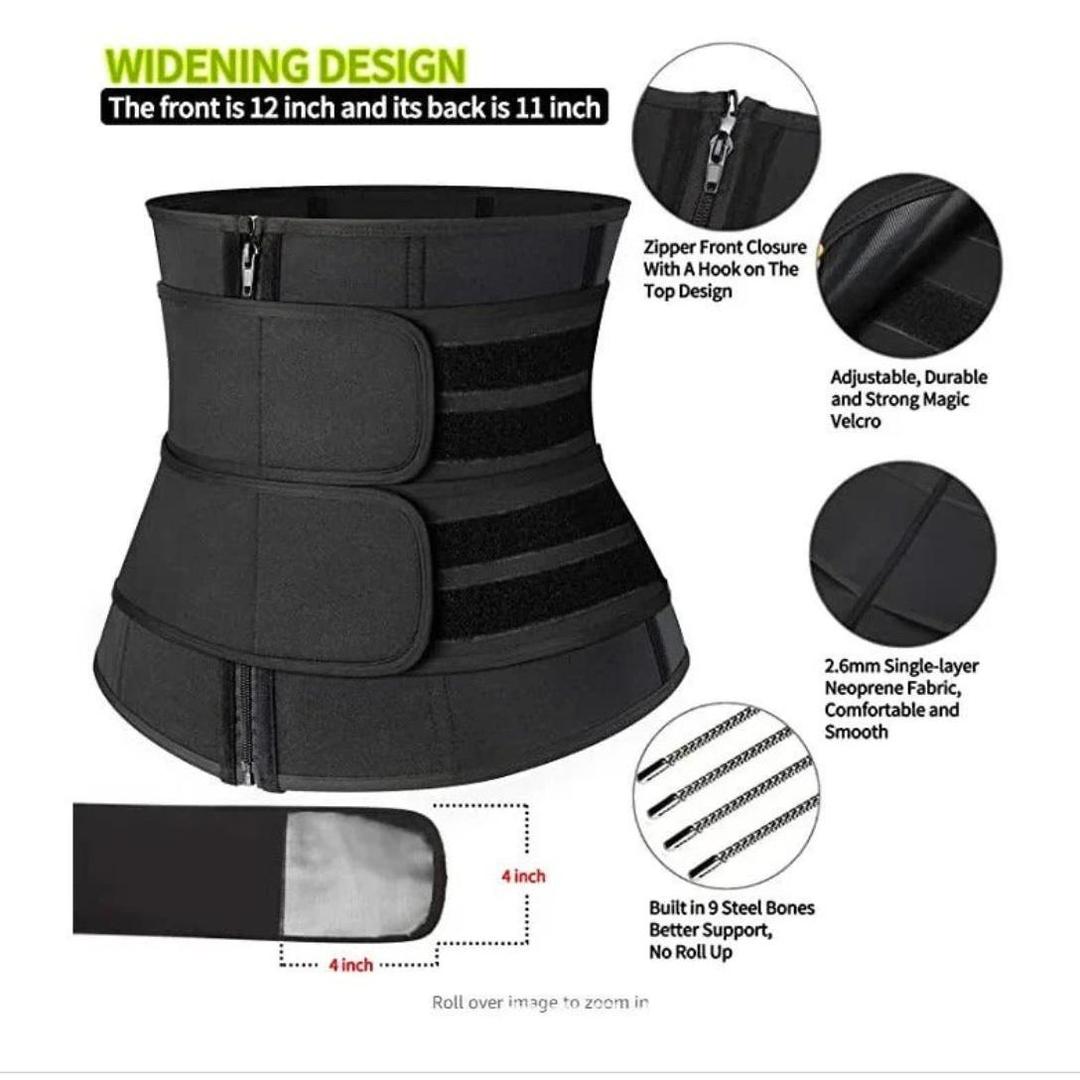 Postpartum compression belly band detail