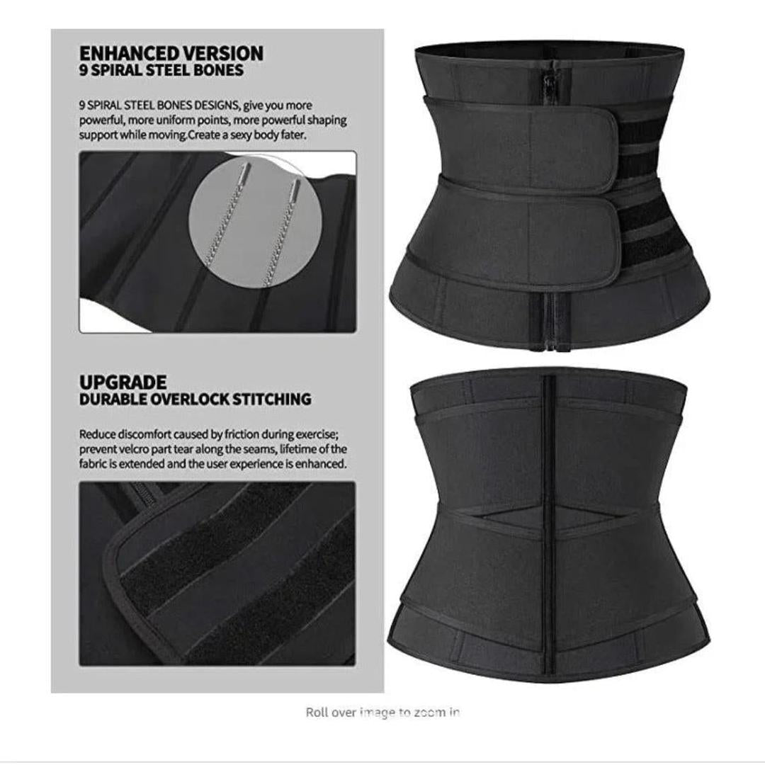 Postpartum compression belly band detail
