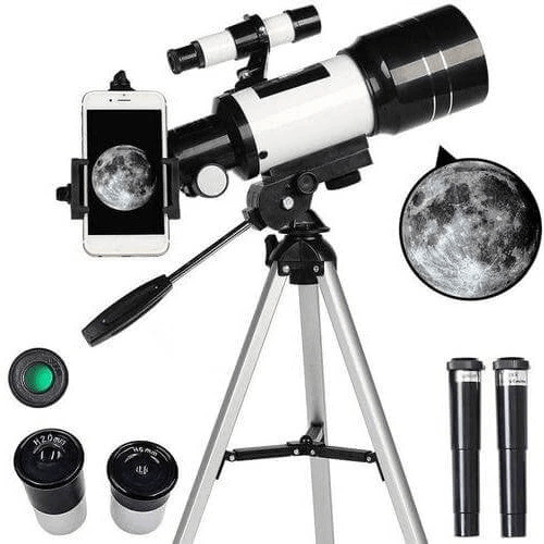 Professional Astronomical Telescope - Moon-Watching with Tripod Table Present - 150x Zoom