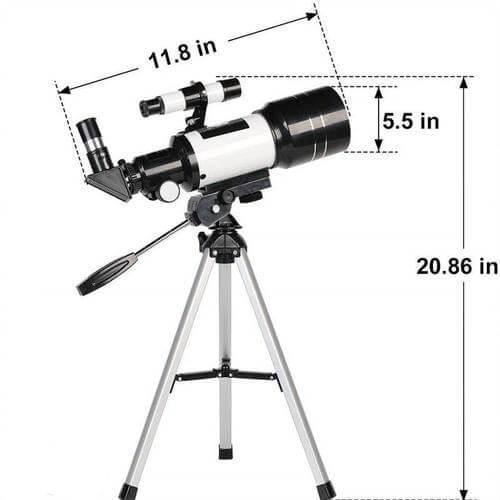 Professional Astronomical Telescope - Moon-Watching with Tripod Table Present - 150x Zoom