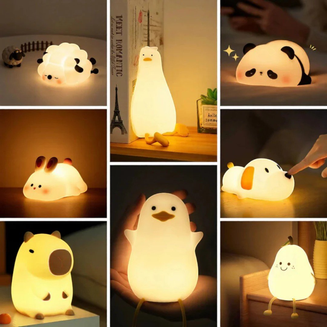 Rechargeable Silicone Night Lamp