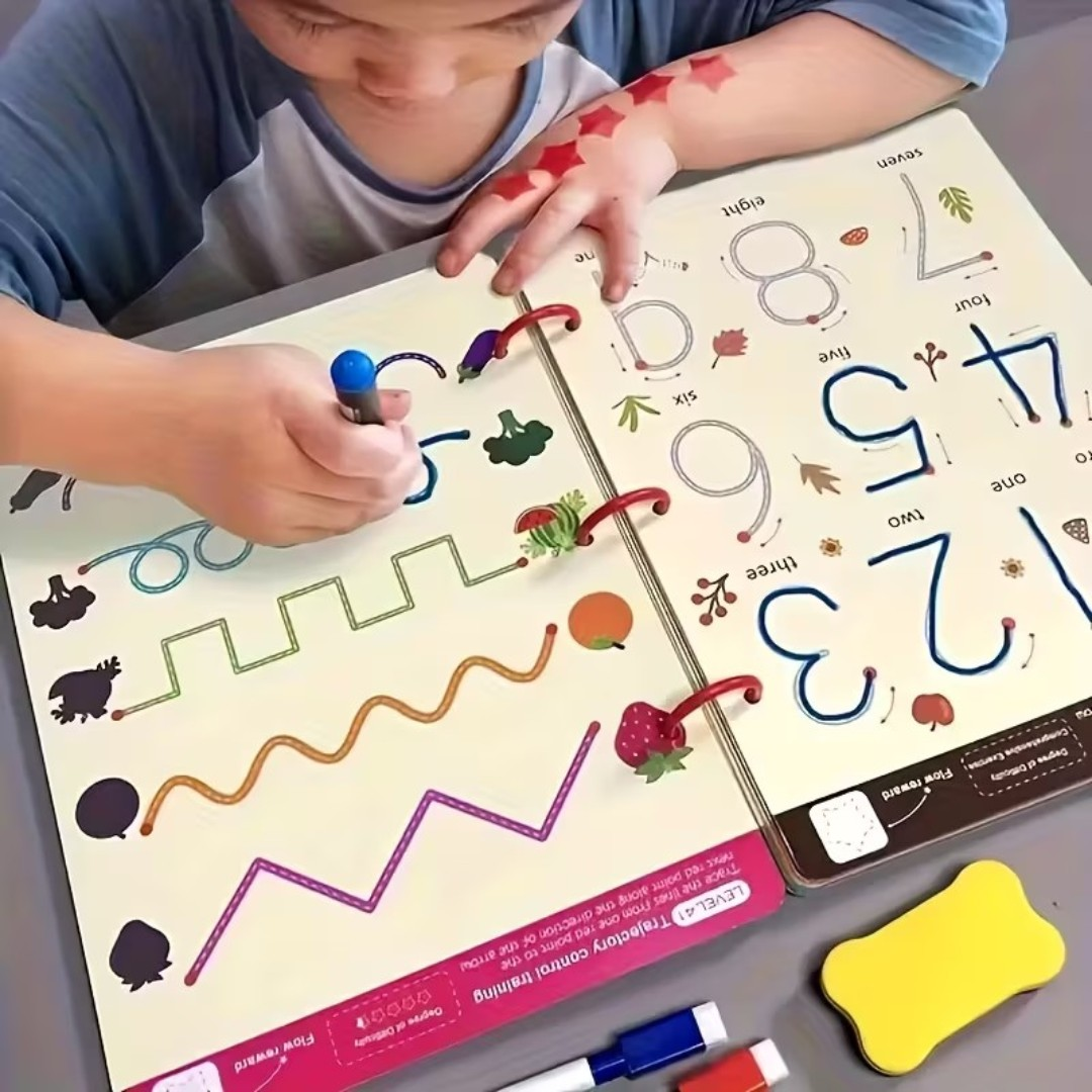 Reusable Writing Practice Workbook for Kids