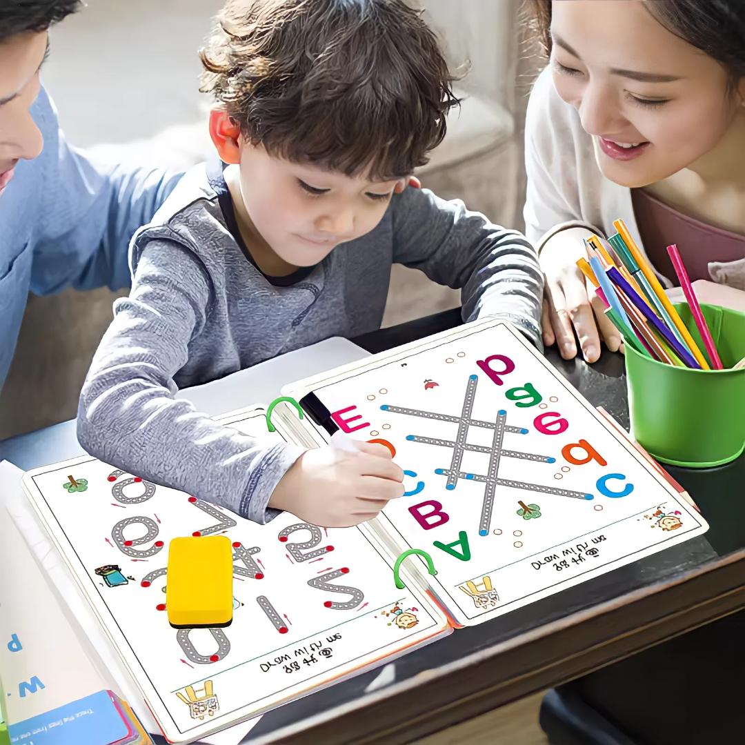 Reusable Writing Practice Workbook for Kids