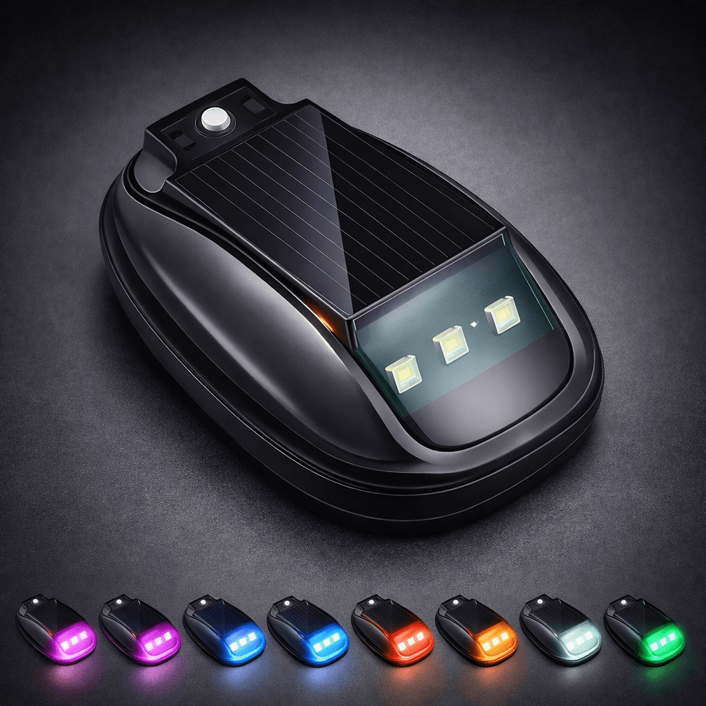 Rock Lights Trucks Solar Cab Lights Wireless Remote Control