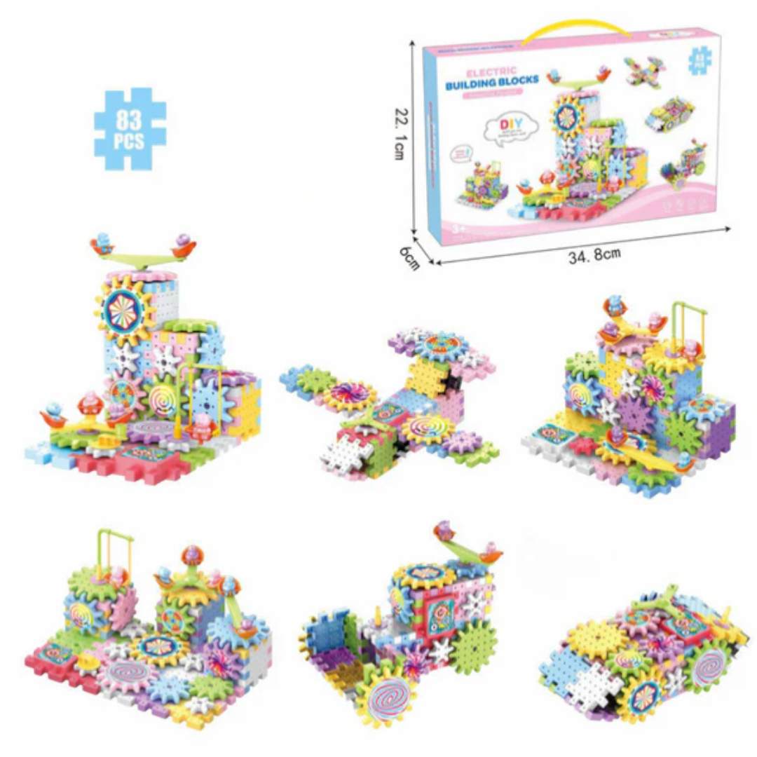 Rotating Montessori Building Block Toy
