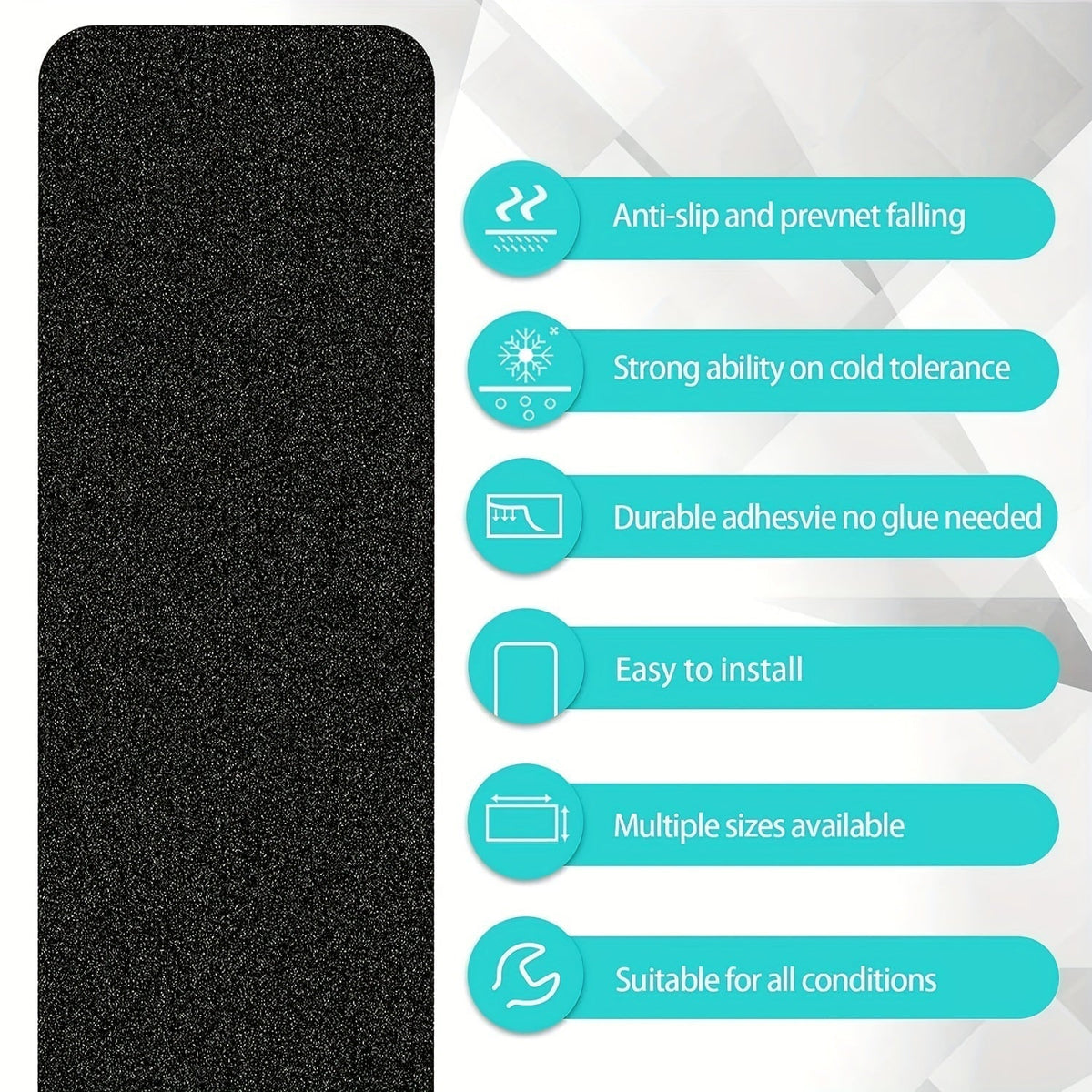 Stair Treads Non Slip Rubber Indoor Outdoor Safety Strips