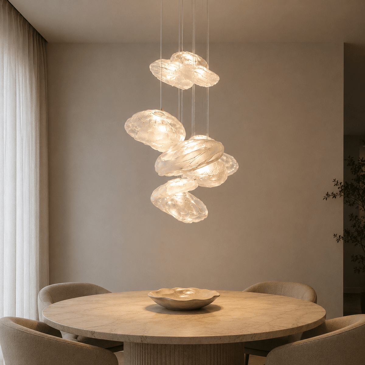 Sumba Glass Cluster Pendant Light