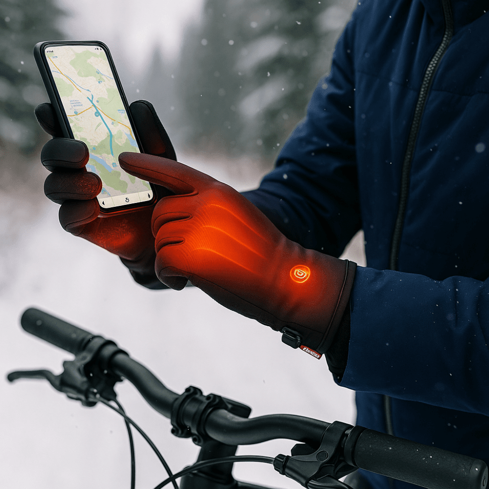 Thermal Heated Gloves Winter Touchscreen Outdoor Cycling Ski Gloves