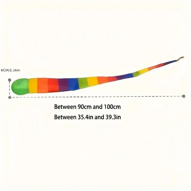Throw and Catch Ball with Rainbow Tail