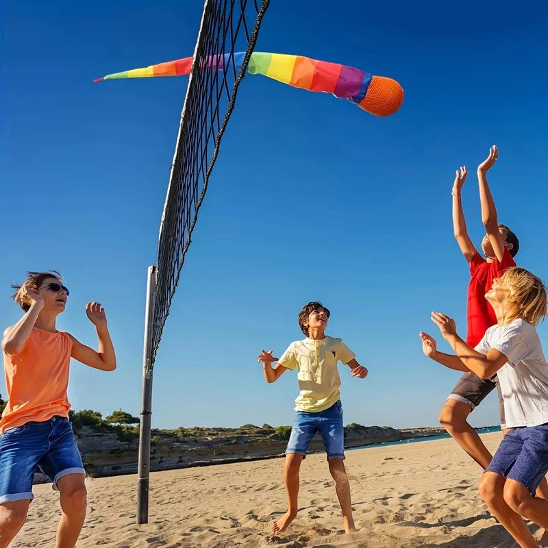 Throw and Catch Ball with Rainbow Tail