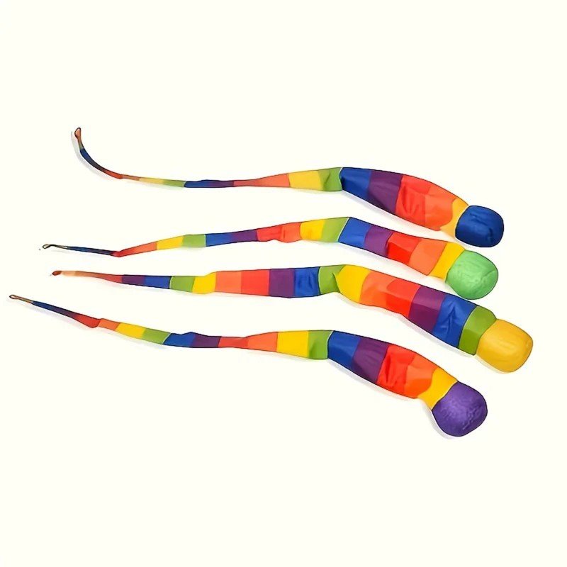 Throw and Catch Ball with Rainbow Tail