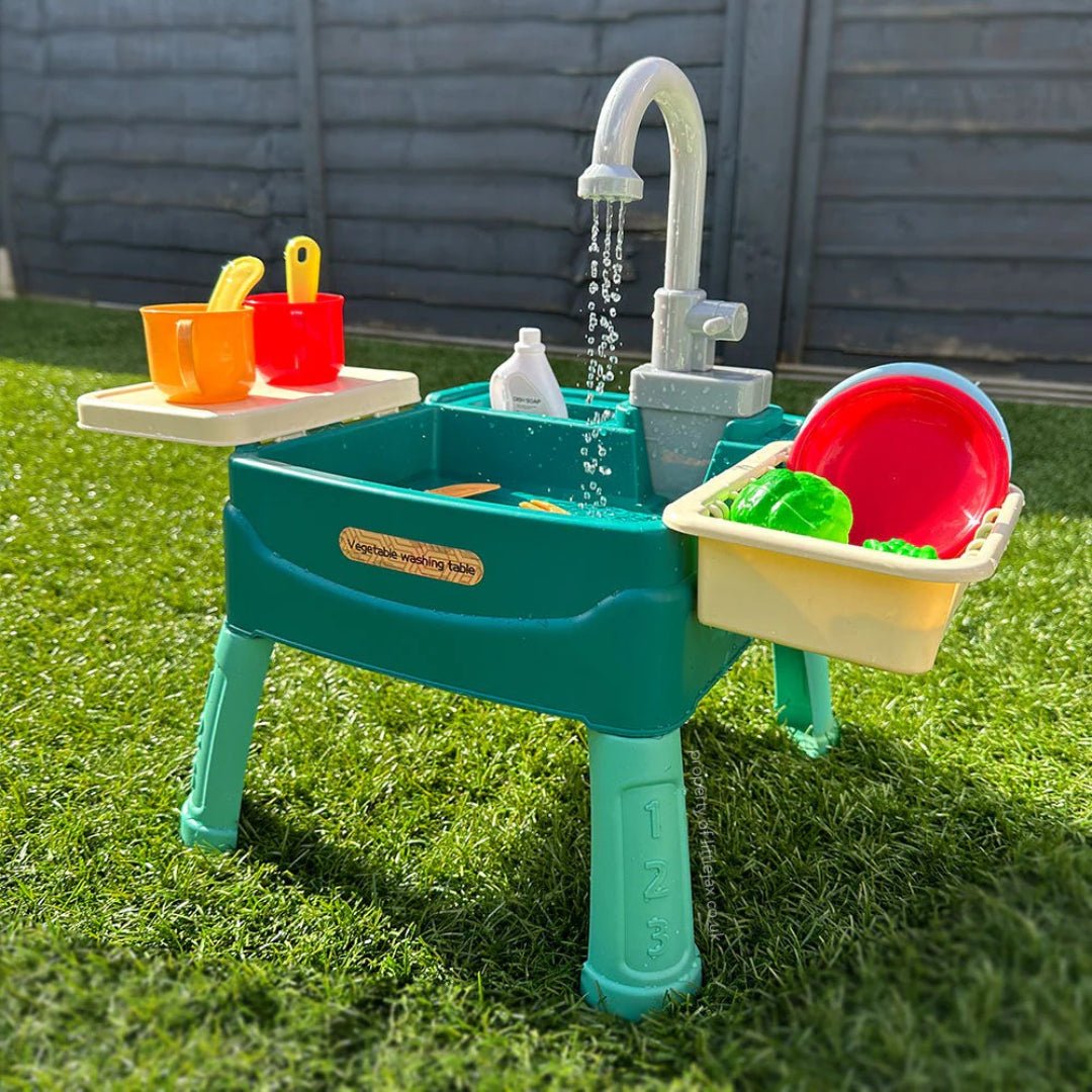 Toy Kitchen Playset with Water Tap