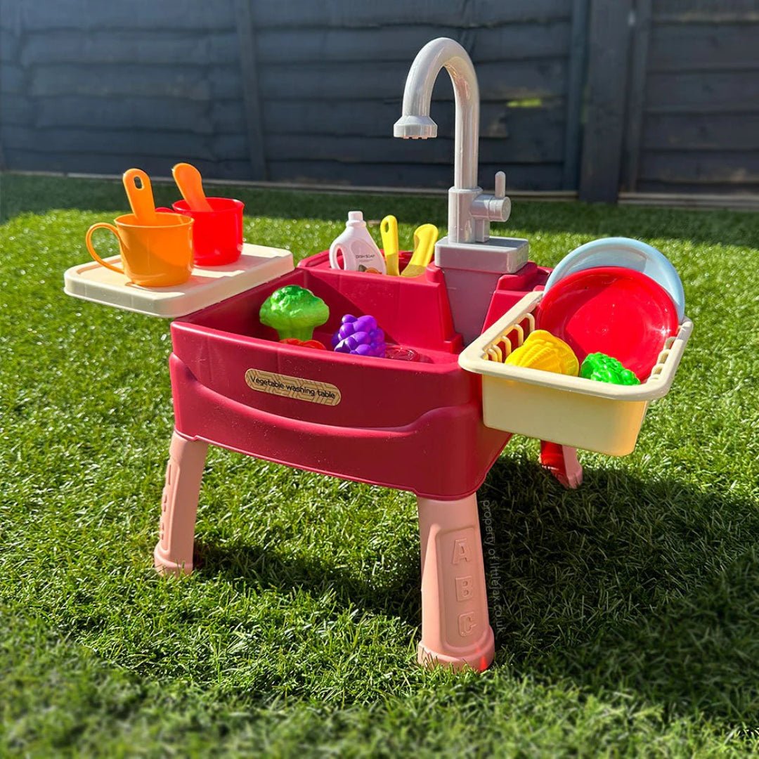 Toy Kitchen Playset with Water Tap