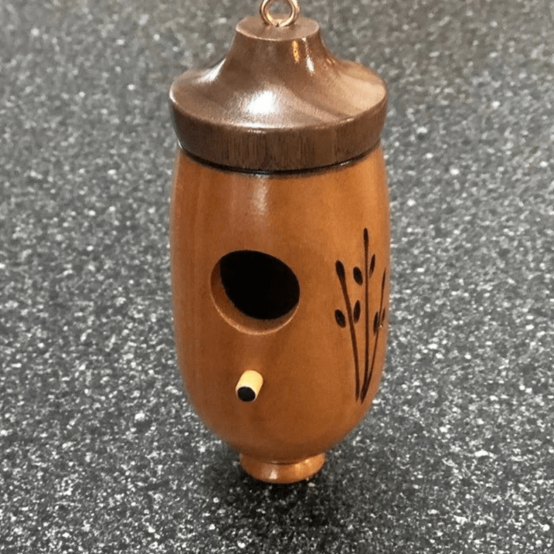 Wooden Hummingbird House - Gift for Nature Lovers